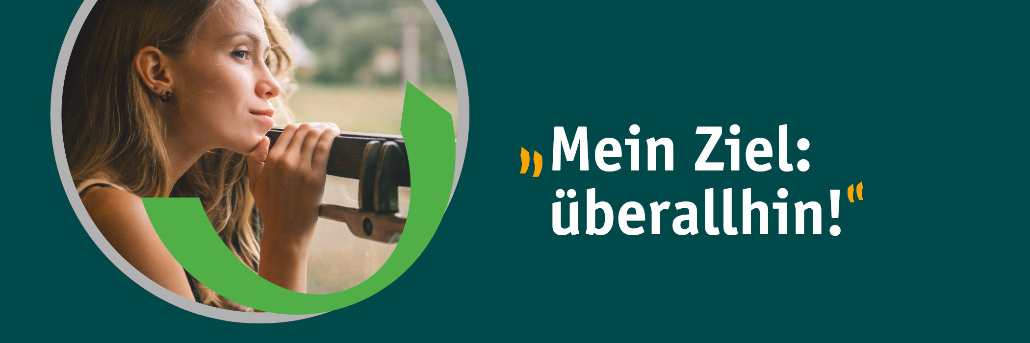 Werbemotiv Mein Zeil: überallhin!