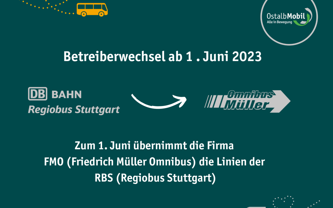 Betreiberwechsel ab 1. Juni 2023