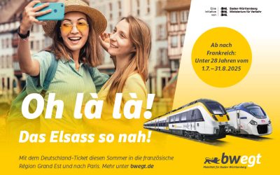 Deutschland-Ticket reicht bis Paris