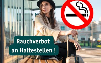 Rauchverbot an Bushaltestellen